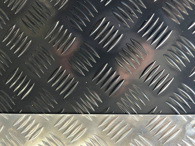 MARINE GRADE Black Aluminum Checker