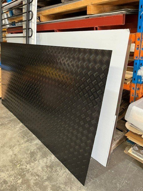 MARINE GRADE Black Aluminum Checker